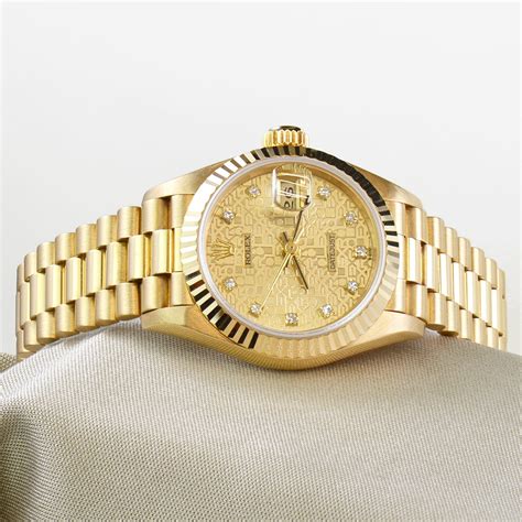 rolex lady datejust gold jubilee|Rolex Datejust price chart.